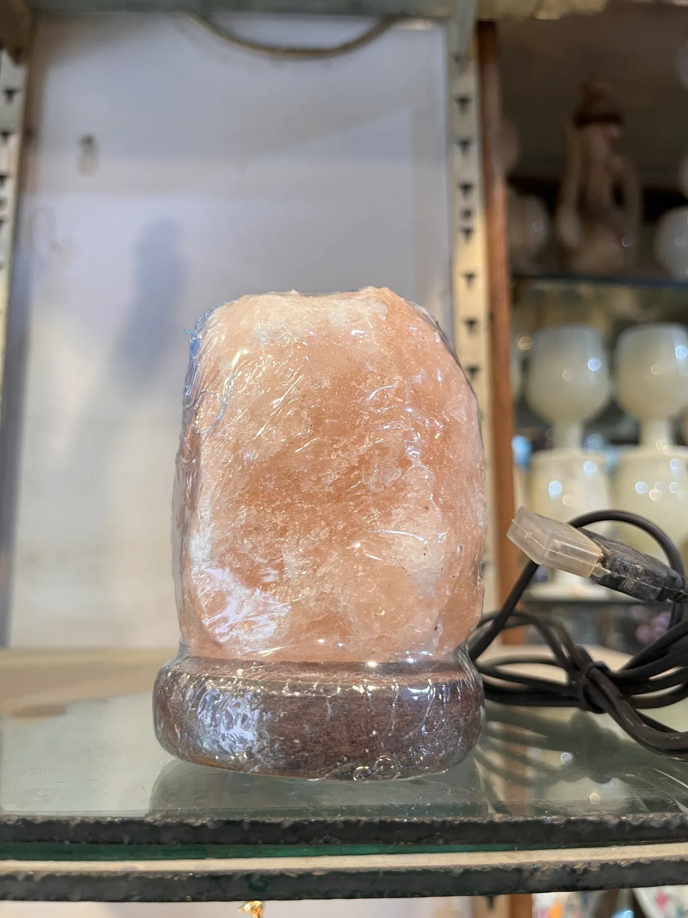 Authentic Pakistani handcrafted Authentic Natural Rough Himalayan Pink Salt Lamp (4-Inch, 2kg) (4 inches) - salt lamps from Ghazali Handicrafts Lahore