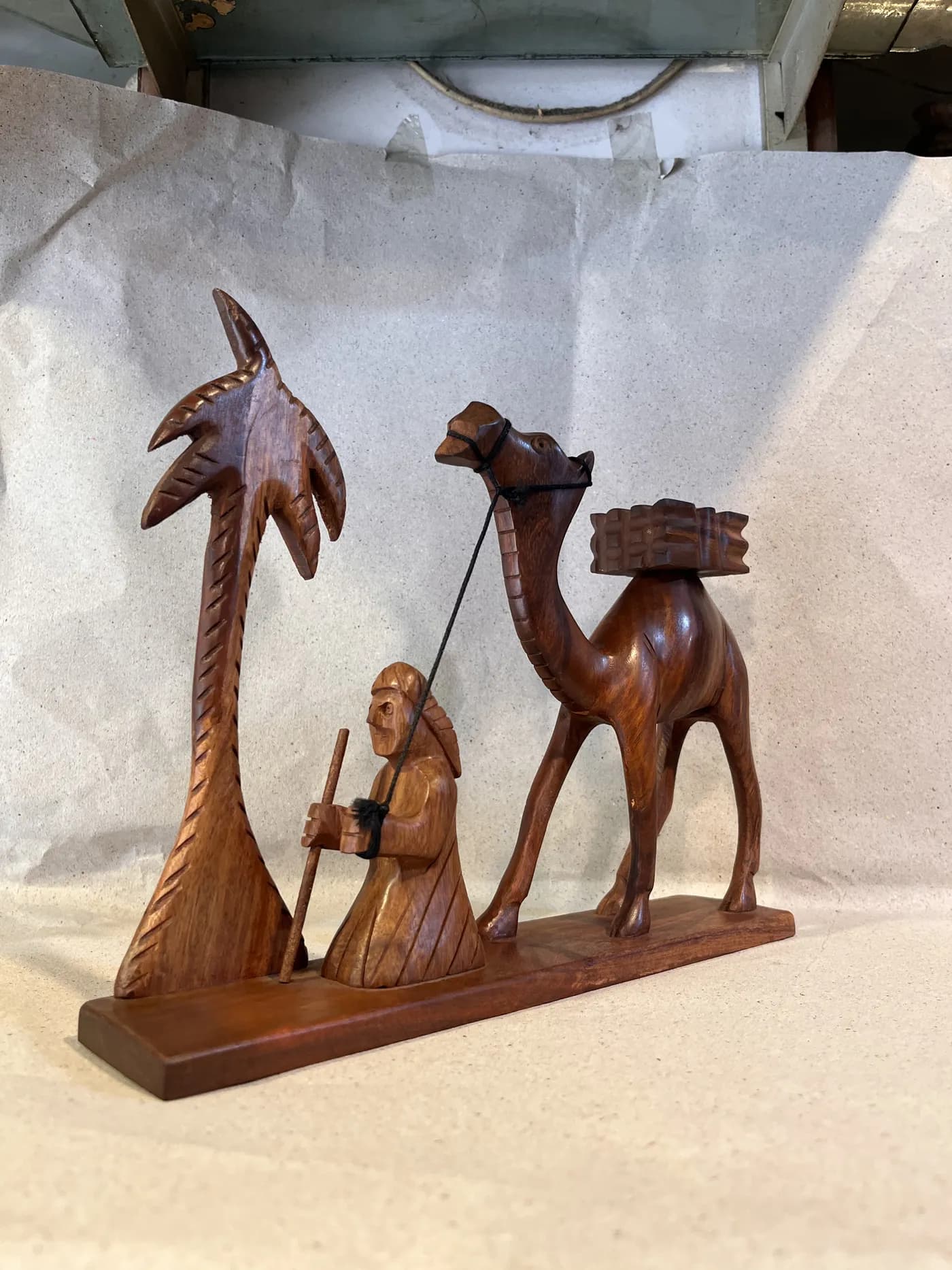 Authentic Pakistani handcrafted Hand-Carved Sheesham Wood Cultural Showpiece (10-Inch) (10 inches) - sheesham wood from Ghazali Handicrafts Lahore